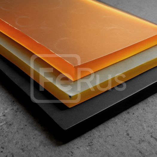 Лист капролон графитонаполненный 15х950 мм ПА 6 ТУ 6-06-38-89