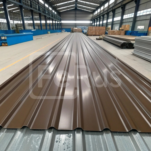 Профнастил С8 полиэстер (Zn100-180) 0,65х1150х800 мм, RAL 8019