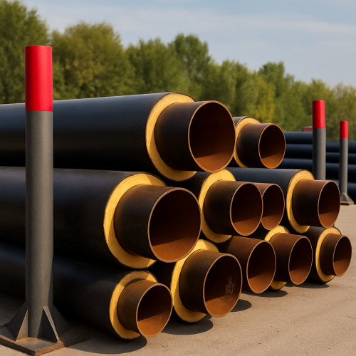 Труба ППУ полиэтиленовая оболочка 250х159х4,5 мм 10Г2С1 ГОСТ 30732-2006